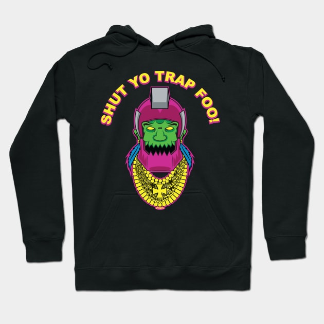 Mr. Trap Jaw Hoodie by wolfkrusemark
